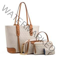 여성 캐주얼 토트백 숄더백 크로스백 카드지갑 대용량 4종세트 여성백 여성 가방 핸드백