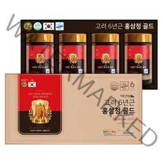 6년근 홍삼 진액 농축액 홍삼정 액기스 엑기스 부모님 선물용 선물 세트 240g 4병 쇼핑백, 240g x 4병 전용쇼핑백, 4개