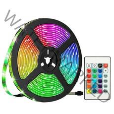 루아즈 LED 간접 줄조명 RGB 네온 스트립 16색상 무드등, 1m