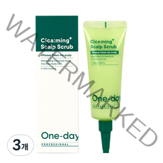 원데이즈유 프로페셔널 시카밍 스칼프 헤어 스크럽, 120ml, 3개