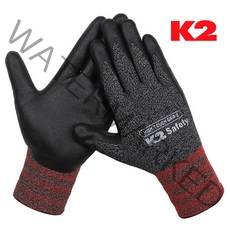 K2 정품 NBR폼 코팅장갑 니트릴 케이투 스마트폰 터치 기능 고급 작업, K2 NBR 폼마스터장갑(L), 1개