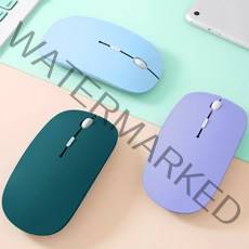 태블릿 휴대폰 아이패드 레노버 갤럭시탭 호환 무소음 블루투스 마우스, 라벤더