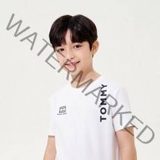 타미힐피거 멀티 플레이스먼트 티셔츠 (T42C1KKO790BT4YBR)