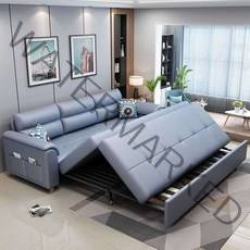 트랜스포머 접이식 소파베드 3인 4인용 침대소파겸용, 1.58m 스펀지(13호 색상)면 린넨