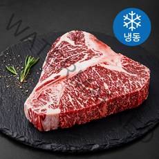 더숙성한우 T본 스테이크 (냉동), 500g, 1개