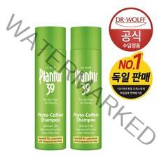 [플란투어] 39 파이토-카페인 샴푸 (염색 손상 모발용) 250ml x2, 상세 설명 참조
