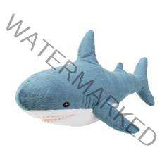 이케아 상어인형 블로하이 애착인형 귀여운 선물 부드러운 거대 대형, 55cm