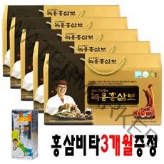 [공식판매처] 김오곤 녹용홍삼보 5개월분(150포) + 홍삼비타 골드3개월분(100정), 5박스