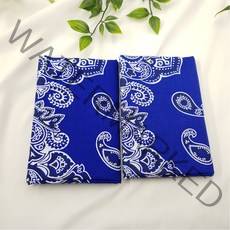 반다나 페이즐리 대형 헤어밴드 손수건 2개 세트