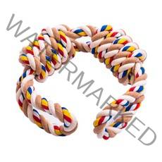 케이알펫츠 강아지 실타래 & 로프 60cm, 1개, 삼원색