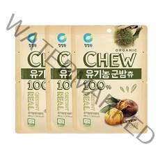 청정원 츄앤리얼 유기농 군밤츄, 80g, 9개