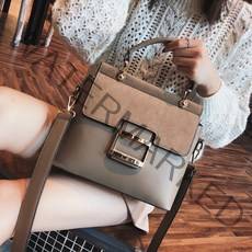 ANYOU 여성 패션 심플 스퀘어 가죽 가방 편안한 캐주얼 크로스 토트백 숄더백