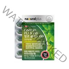 내츄럴플러스 징코 플러스 150 영양제, 1개, 37.8g