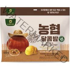 농협 아름찬 달콤밤 4p, 208g, 1개