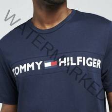 타미힐피거 SS 로고 체스트 반소매