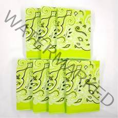 반다나 페이즐리 국산 면 레트로 스카프 헤어밴드 손수건 7장세트