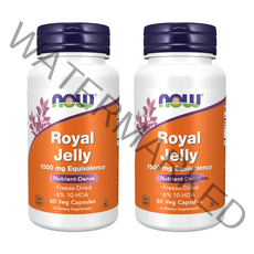 나우푸드 로열 젤리 1500mg 베지 캡슐, 60정, 2개