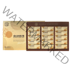한삼인 홍삼양갱 + 쇼핑백, 45g, 15개입