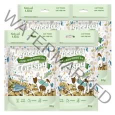 굿데이 포켓 크리스피 고양이간식 비스킷 80g, 참치 + 새싹보리 맛, 4개