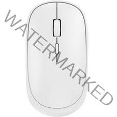 엔보우 2채널 블루투스 무소음 무선마우스 NG02, 화이트