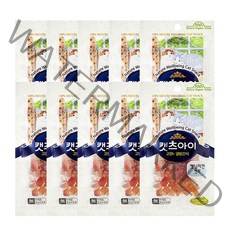 캣츠아이 고양이 간식 닭 27g, 캣닙치킨컷트, 10개입