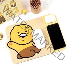 카카오프렌즈 춘식이 듀얼 무선충전 마우스패드, CSMP-01, 1개