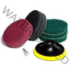 전동드릴 청소수세미 11종 세트, 1세트, 혼합색상