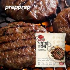프렙프렙 직화 그릴 떡갈비 6팩 (총 6장), 80g, 6개, 기타