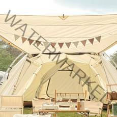 피키비 감성캠핑 가죽 가랜드 3color, 핑크