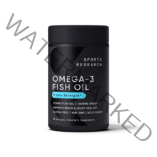 스포츠리서치 트리플 스트렝스 오메가-3 피쉬 오일 1250mg 소프트젤, 90정, 1개