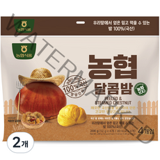 농협 아름찬 달콤밤 4p, 52g, 8개