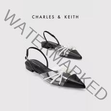 찰스앤키스 비즈 발레리나 로우 슬링백 샌들 플랫 CK1-70900380