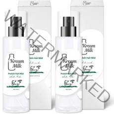 크림밀크 단백질 헤어 미스트 화이트머스크향, 2개, 105ml
