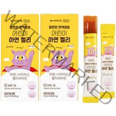 비타민마을 맘편한 면역튼튼 어린이 아연 젤리 15g x 15p, 225g, 2개