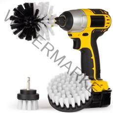 하모니 화장실 바닥 청소 전동드릴 청소솔 욕실 청소브로쉬, 1개, 화이트-소형브러쉬