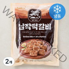 삼양 임꺽정납작떡갈비 (냉동), 1000g, 2개