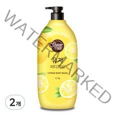 샤워메이트 유자 바디워시, 1200g, 2개