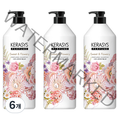 케라시스 스위트 앤 플라워리 퍼퓸 샴푸, 1000ml, 6개