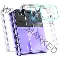 구스페리 진짜 투명한 휴대폰 케이스 + 카메라 렌즈 액정보호필름 2개 세트