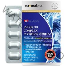 내츄럴플러스 프로바이오틱 혼합유산균, 60정, 1개