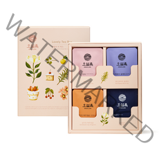 오설록 러블리 티 박스 선물세트, 웨딩그린티 3p + 달빛걷기 3p + 삼다연 제주영귤 3p + 레드파파야 블랙티 3p, 1세트