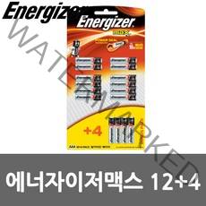 에너자이저 건전지 맥스 (AA 12+4개입), 16개입, 1개