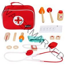 kienvy 원목 닥터K 병원놀이세트, 혼합색상