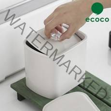 에코코 물빠짐 미니 압축 음식물 쓰레기통 3리터, 1개