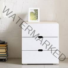 제이디퍼니처 로미 서랍장, 백화이트, 3개