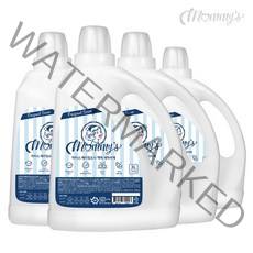 마미스 베이킹소다 액체 세탁세제 3.05L 4개 통돌이 드럼세탁기 빨래 겸용 중성세제, 3050ml