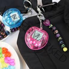 나만의 다마고찌 키링, 화이트(투명), 1개