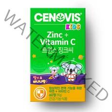 세노비스 키즈 트윈스 징크씨 아연+비타민C, 60정, 1개