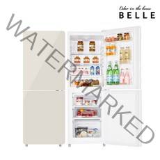 벨 레트로 글라스 소형 냉장고 W20CKBB 181L 상냉장
