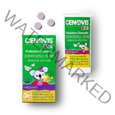 세노비스 [키즈] 프로바이오틱스 츄어블 (30정/30일분) x 3개 세트, 단일옵션, 상세 설명 참조